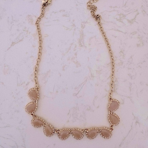 KATE SPADE • Light Orange Peach Balloon Statement Collar Necklace - Picture 7 of 7